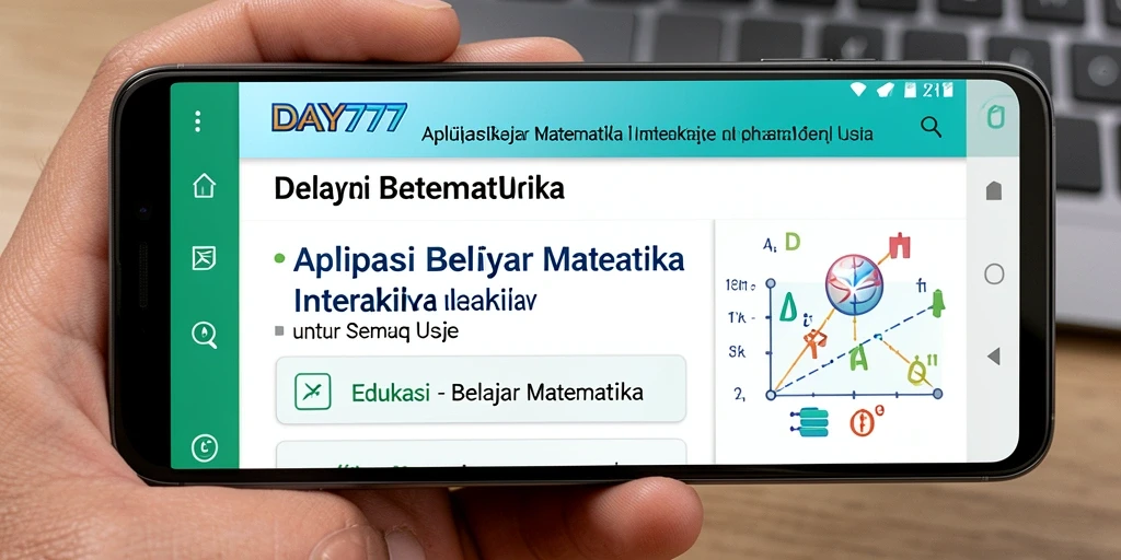 Tampilan antarmuka aplikasi DAY777 yang ramah pengguna dan interaktif.