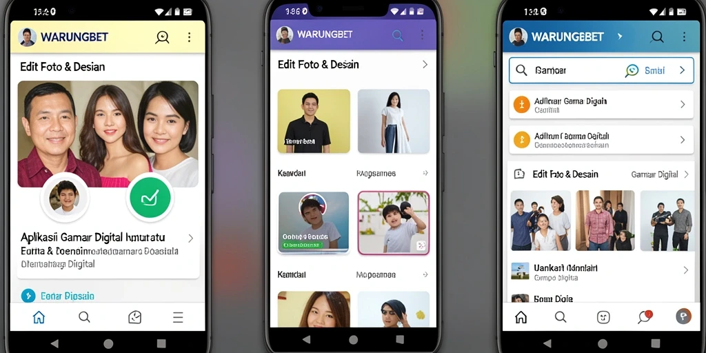 Tampilan antarmuka pengguna WARUNGBET untuk pengeditan gambar.